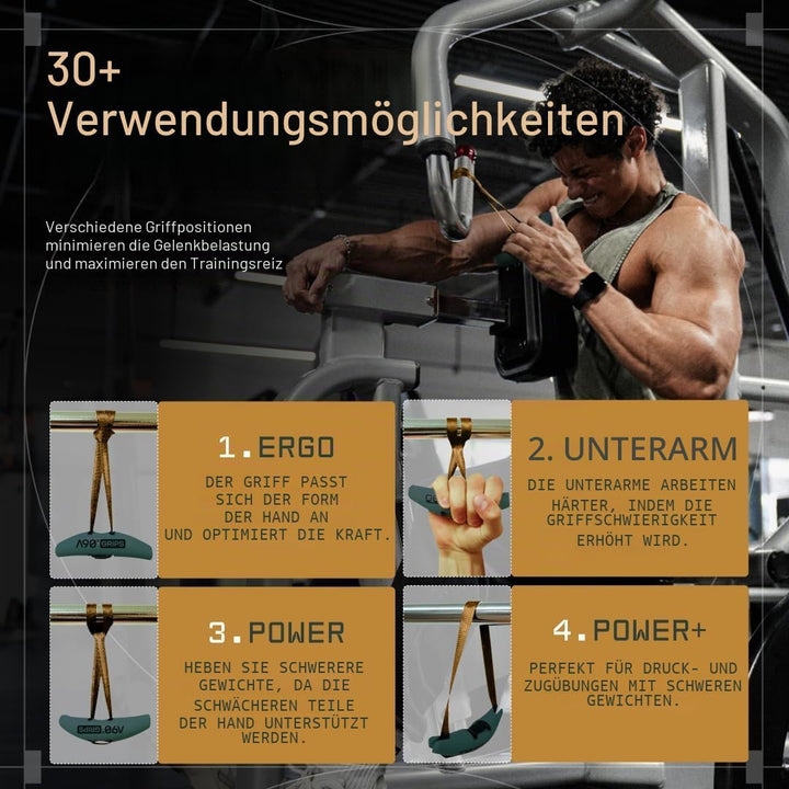 Angles90 Suspension- und Kabeltrainer-Set – Ganzkörper-Trainingsgerät für das Heim-Fitnessstudio mit
