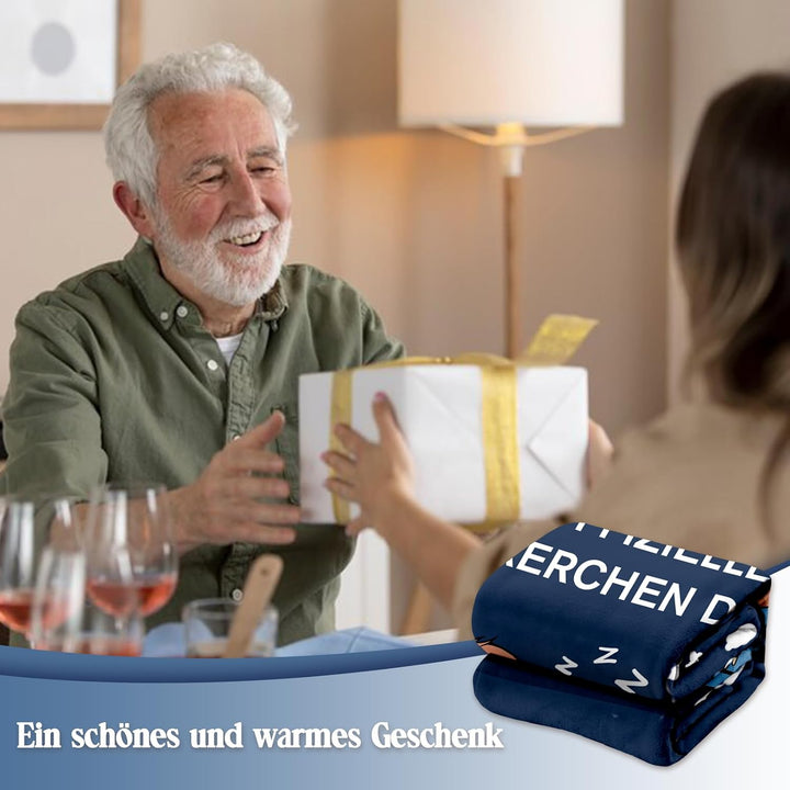 Patenonkel Geschenk - Kuscheldecke, Patenonkel Geschenke Geburtstag, Geburtstagsgeschenk, Patenonkel
