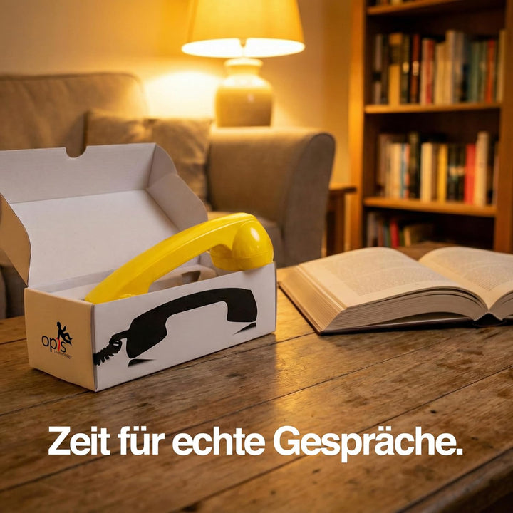 Retro Handyhörer für Apple iPhones mit Lightning (passender Adapter mit inbegriffen) in der Form ein