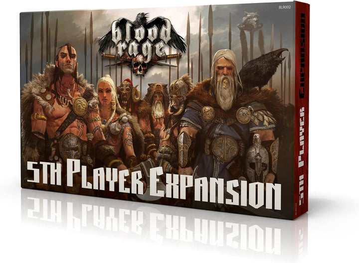CMON | Blood Rage – Der 5. Spieler | Erweiterung | Expertenspiel | Strategiespiel | 2-5 Spieler | Ab