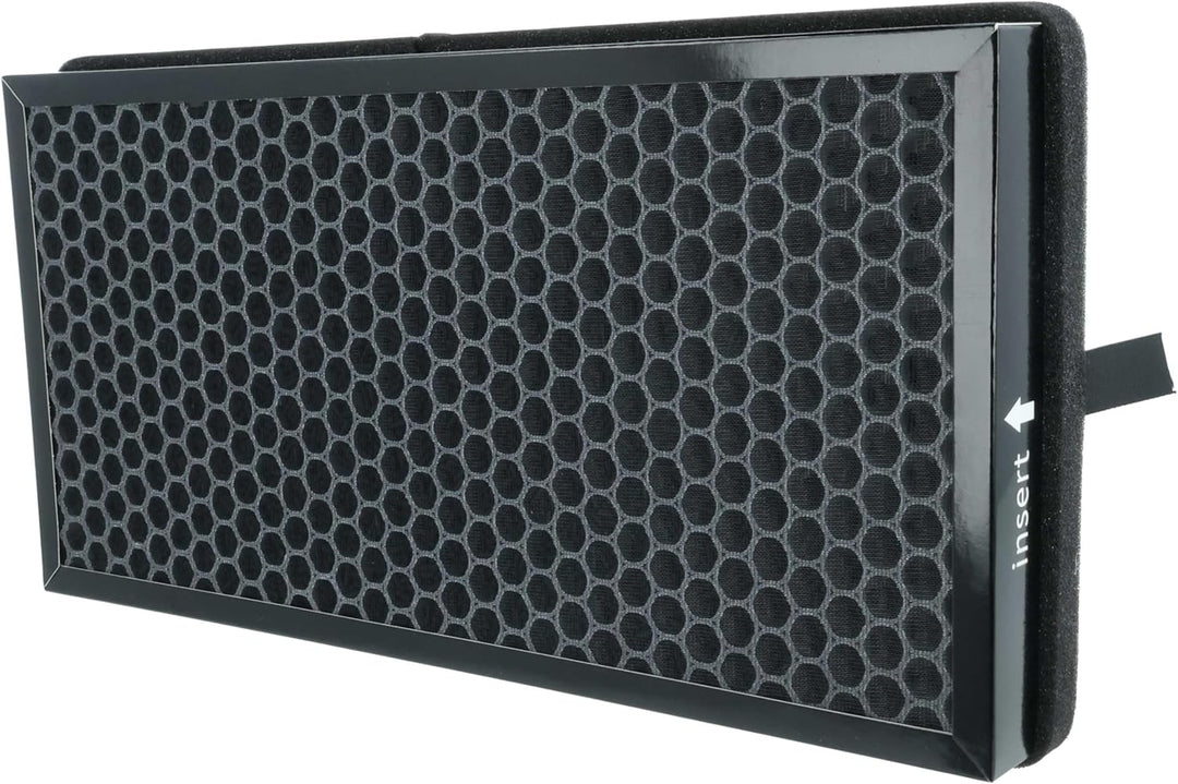 vhbw 2x Aktivkohlefilter kompatibel mit Kärcher AF 30 Luftreiniger - HEPA 13 Luftfilter Schwarz