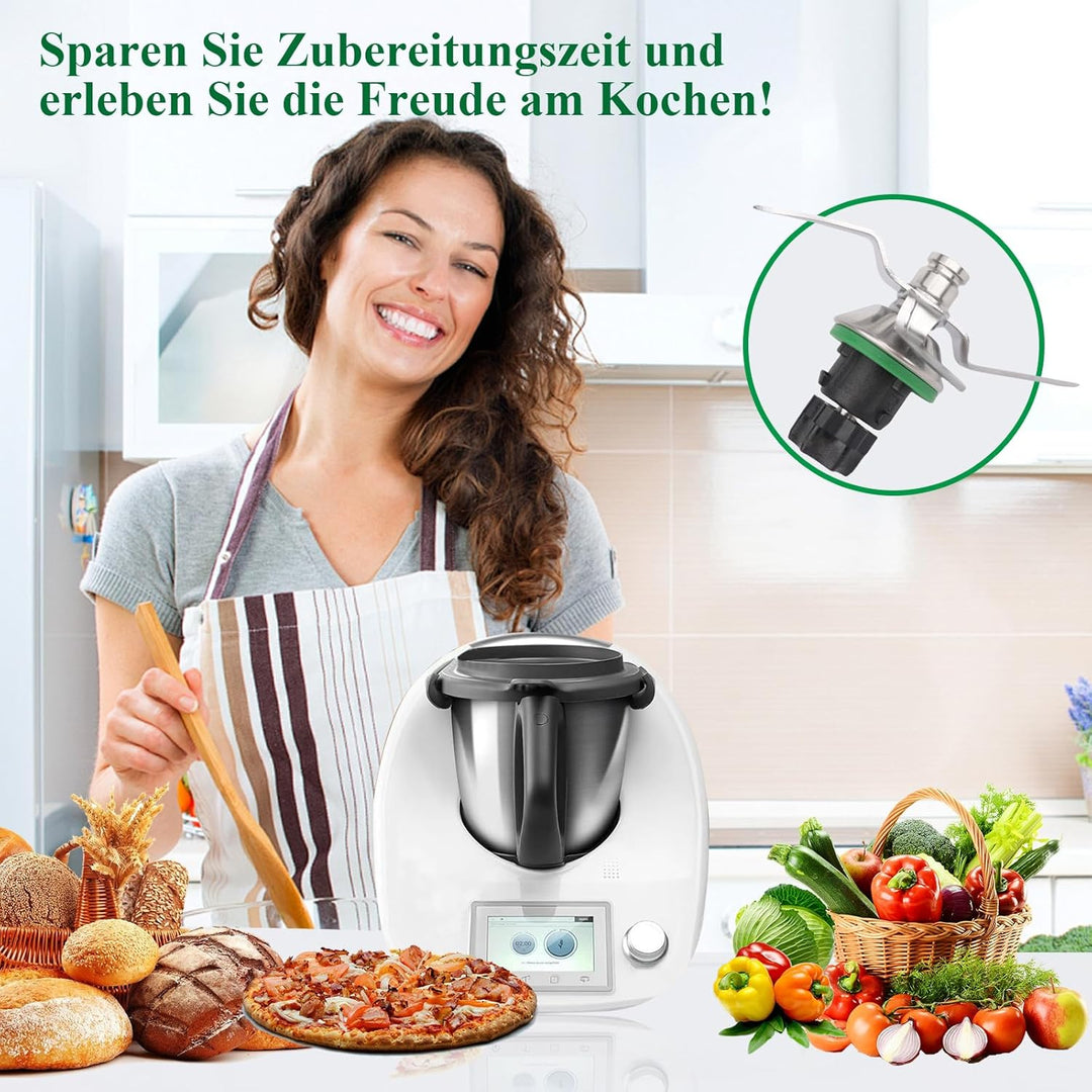 Messer für Vorwerk Thermomix TM5 und Thermomix TM6 /TM7- Edelstahlmesser für Thermоmix Messer TM5 TM
