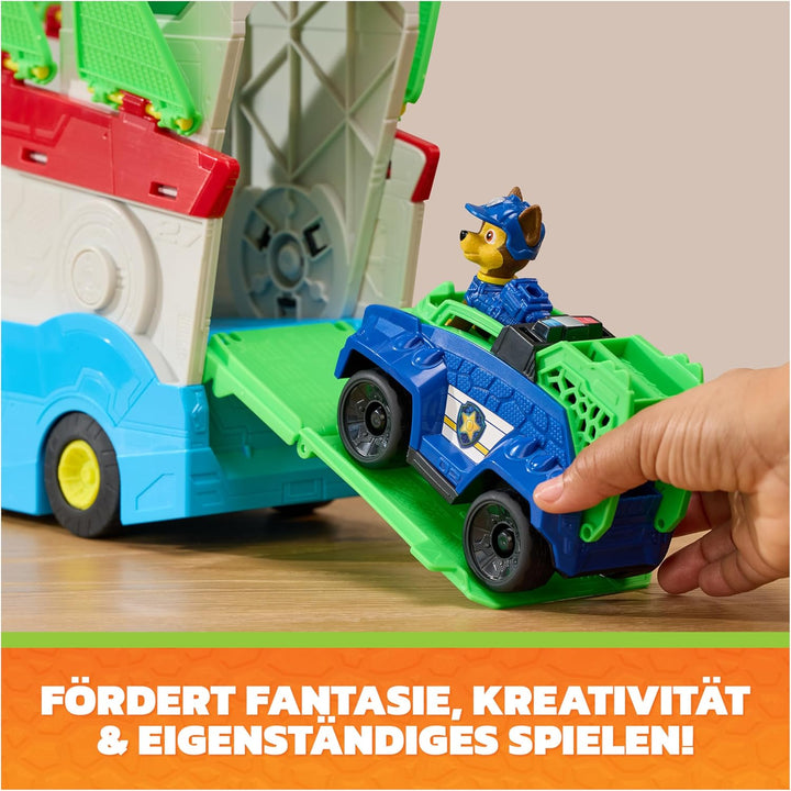 PAW PATROL: Der Dino Film 2-in-1 Dino-Hauptquartier, ab 3 Jahren | Patroller wird zum Hauptquartier