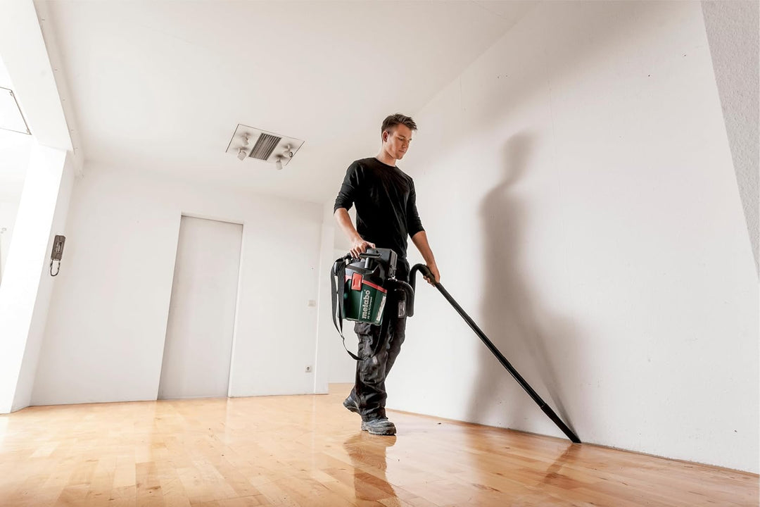 Metabo AS 18 HEPA PC Compact Akku-Sauger 18V - Karton- mit manueller Filterreinigung und HEPA Filter