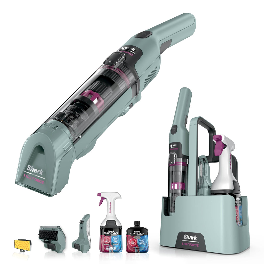 Shark StainForce Kabelloser Fleckenentferner, Tragbarer Flecken-, Waschsauger und Geruchsentferner f