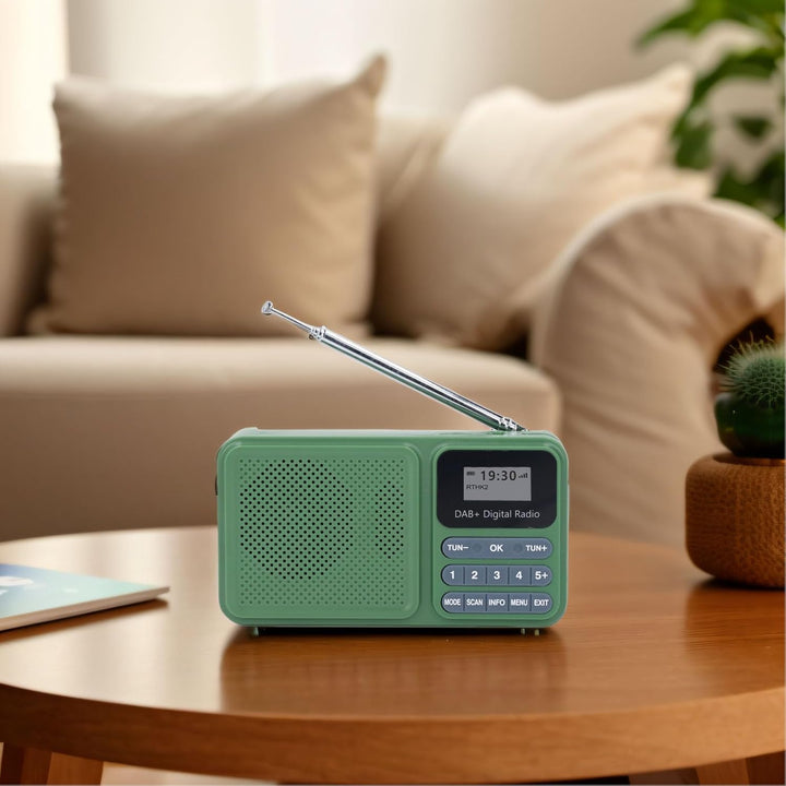 DAB-Radio, Digitalradio, BT-Radio-Lautsprecher, Solarbetriebener 3-W-Stereo-BT-Lautsprecher, Wiedera