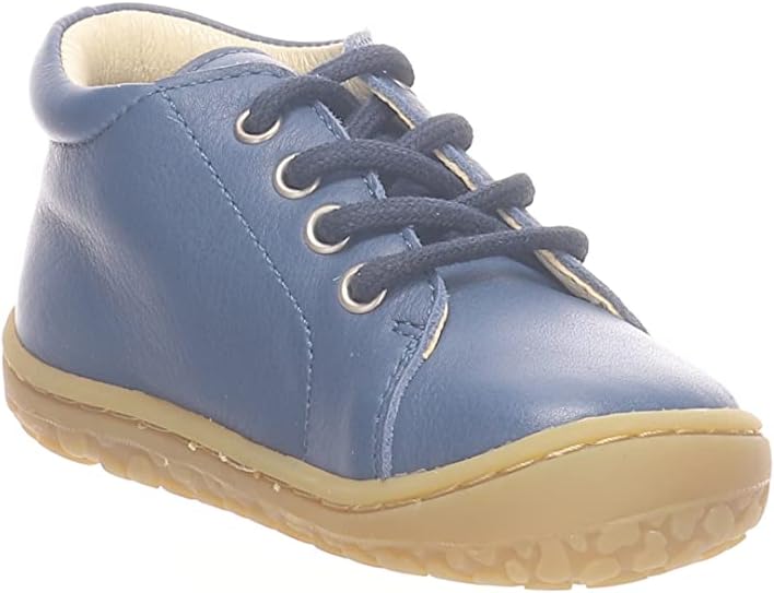 Lurchi Nani Barefoot Lauflernschuh Mädchen Schnürer Rosa Freizeit 22 EU Jeans, 22 EU Jeans