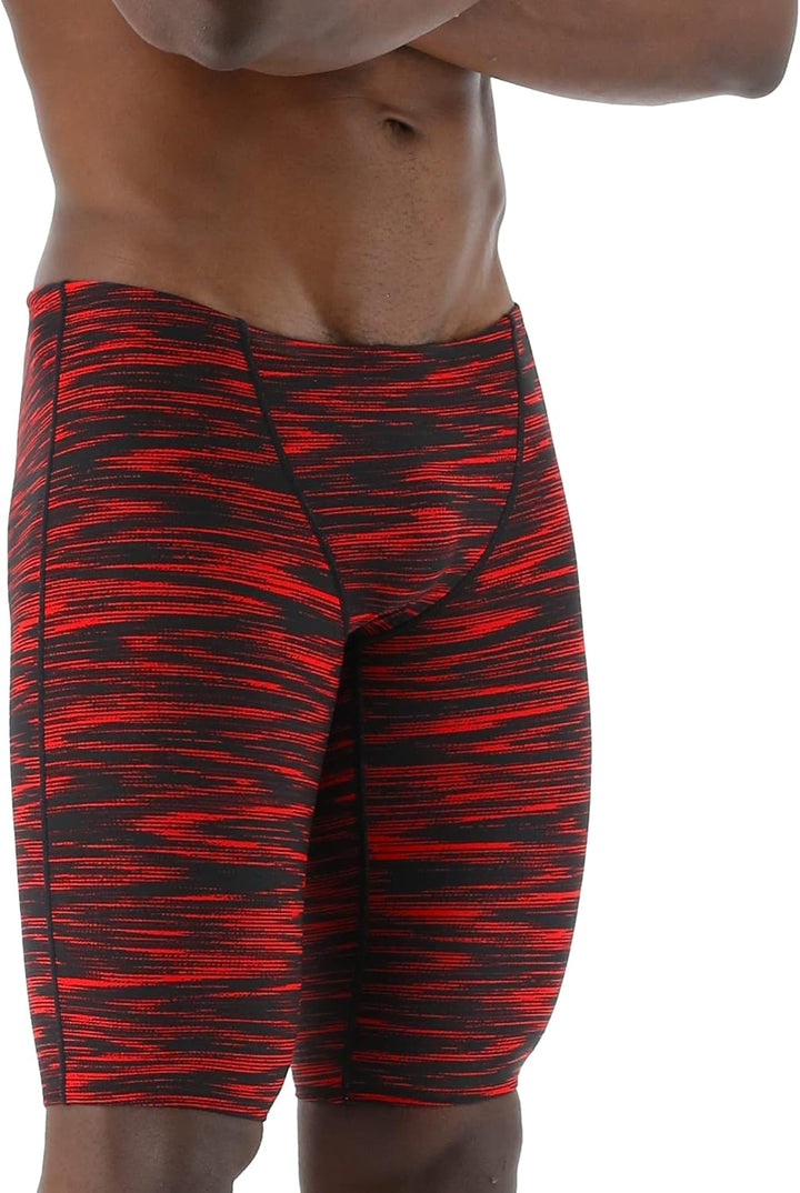 TYR Herren Durafast Elite Athletic Jammer Badeanzug Badehose 36 Red Fizzy, 36 Red Fizzy