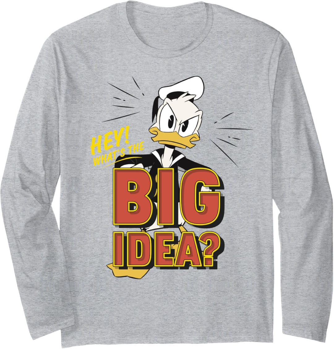 Disney DuckTales Donald Hey What's The Big Idea Langarmshirt