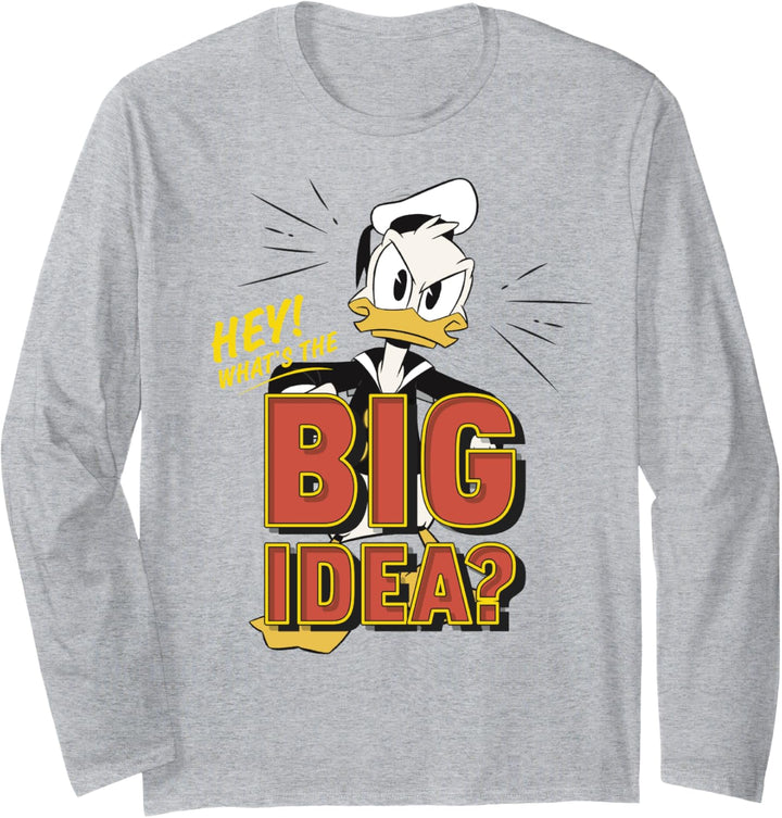 Disney DuckTales Donald Hey What's The Big Idea Langarmshirt