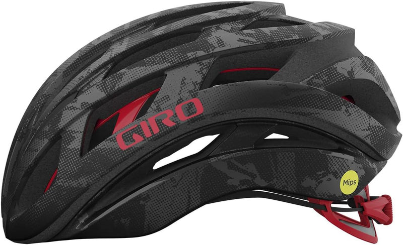 Giro Helios Spherical Rennrad Fahrrad Helm matt schwarz/grau 2022, M