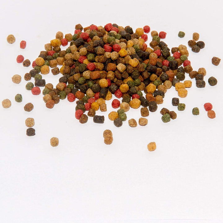 KOI - KOIFUTTER 10-Sorten-Mix 15 Liter mit Spirulina & Paprika von Warnick´s Tierfutterservice (3-6m