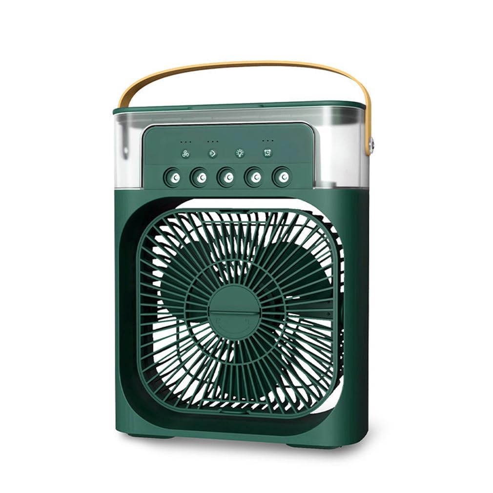 ragbare Klimaanlage Fan, 4 in 1 Personal Mini Cooling Fan mit Wassernebel Spray, 3 Geschwindigkeiten