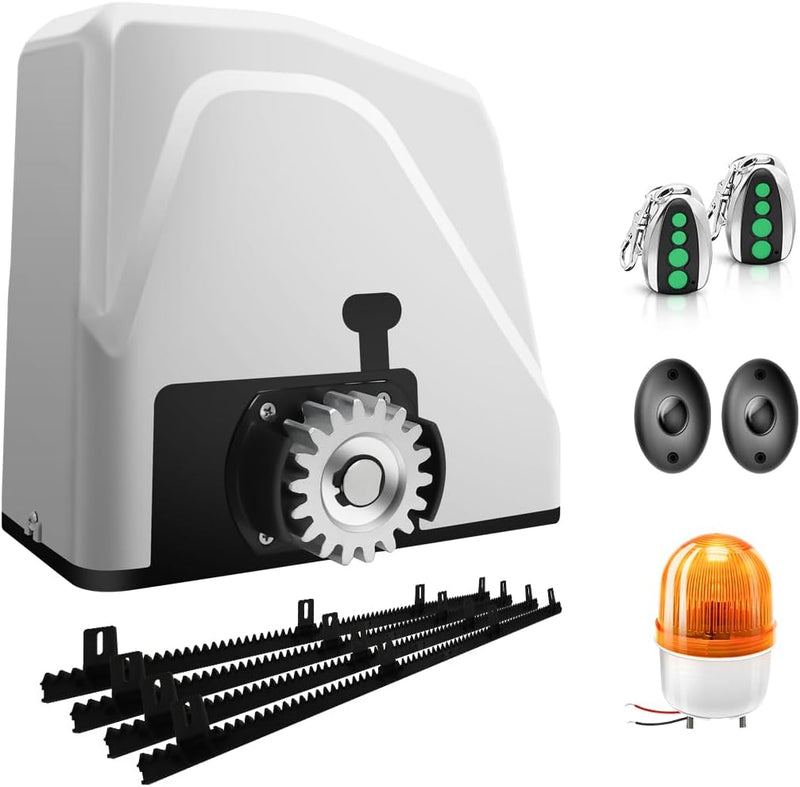 TOPENS RK1100T Schiebetorantrieb Torantrieb automatischer Antrieb Toröffner für max. 1300kg und 12m