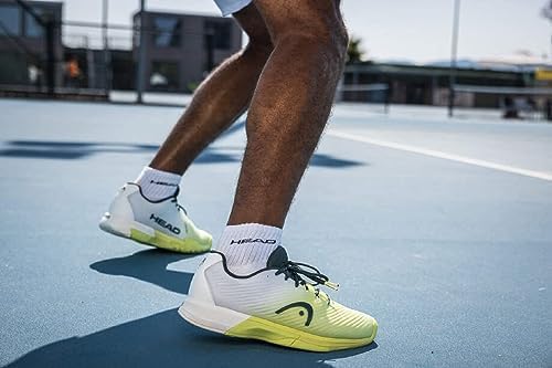 HEAD Herren Revolt Pro 4.0 MenTennisschuh 46.5 EU Hellgrün Weiss, 46.5 EU Hellgrün Weiß