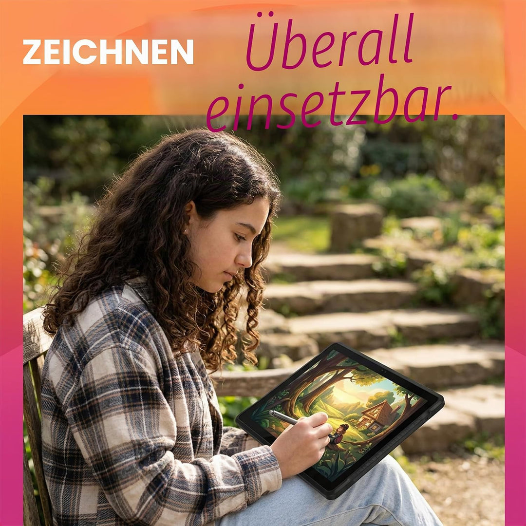 X11 Zeichentablett • PicassoTab • Kein Computer erforderlich • 27,9 cm Bildschirm • Zeichen-Apps und