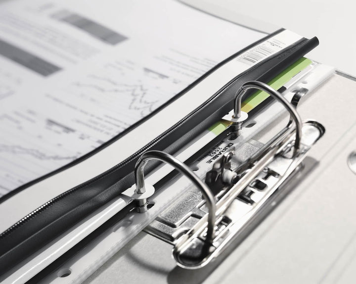 Durable Sichthefter mit Abheftschieber, überbreit, grün, 25er Packung, 258005, grün