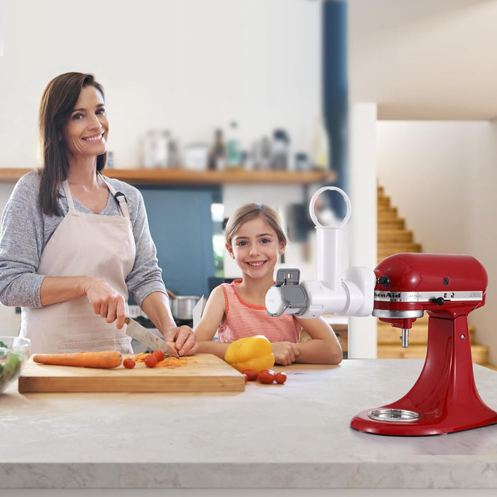 Pasta-Maker-Aufsatz für KitchenAid Standmixer, 6 verschiedene Formen von Nudelauslass, langlebige Pa