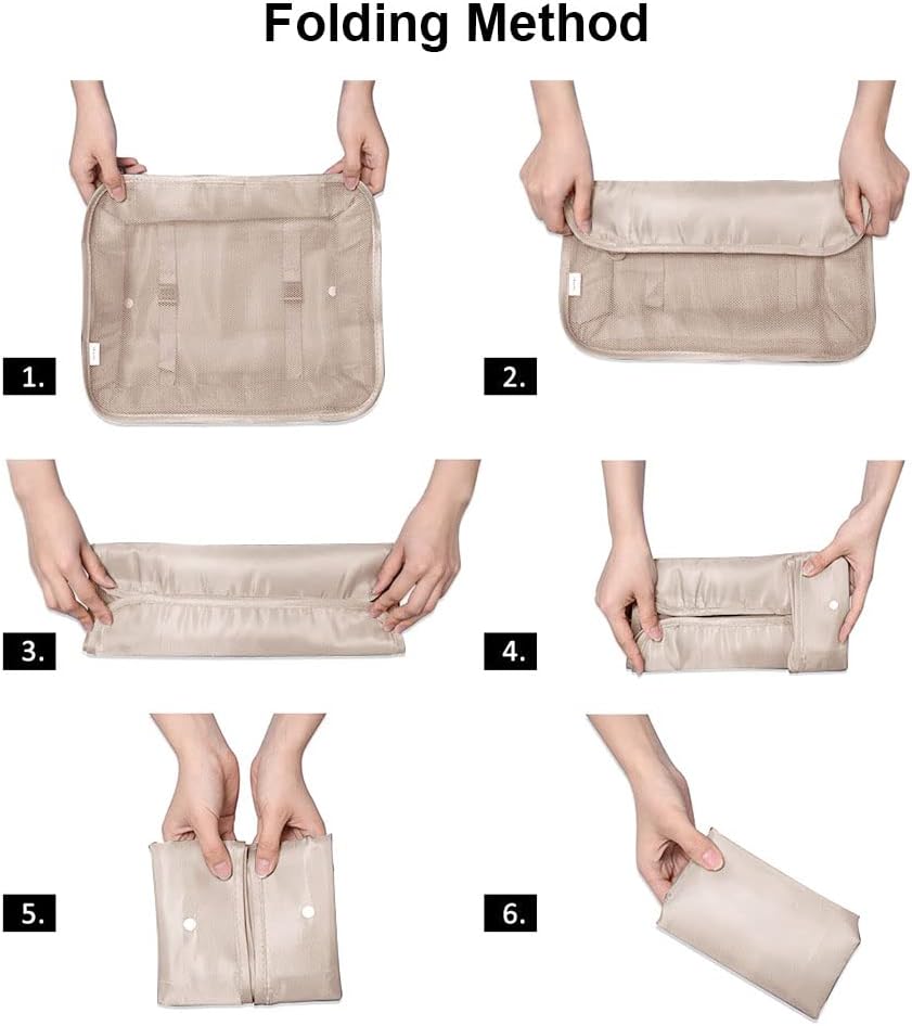 OSDUE Koffer Organizer Set 9-teilig, Packing Cubes, Wasserdichte Reise Kleidertaschen, Packtaschen f