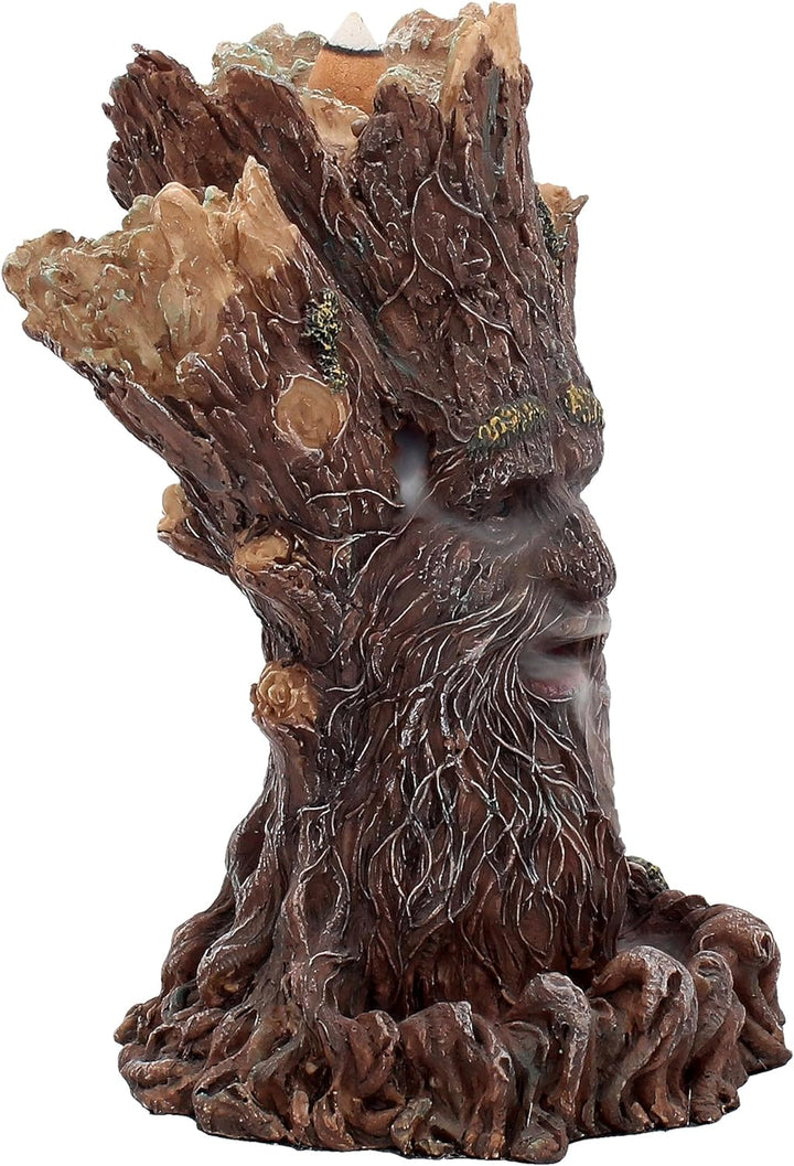 Nemesis Now Tree Spirit Backflow Tower Räuchergefäss, 19 cm, Braun, Kunstharz, Einheitsgrösse