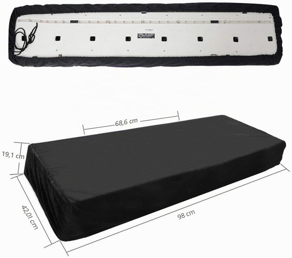 Ruibo 61 Tasten Keyboard Cover / Wasserdichte Elektronische Klaviertastatur Staubschutz mit Kordelzu