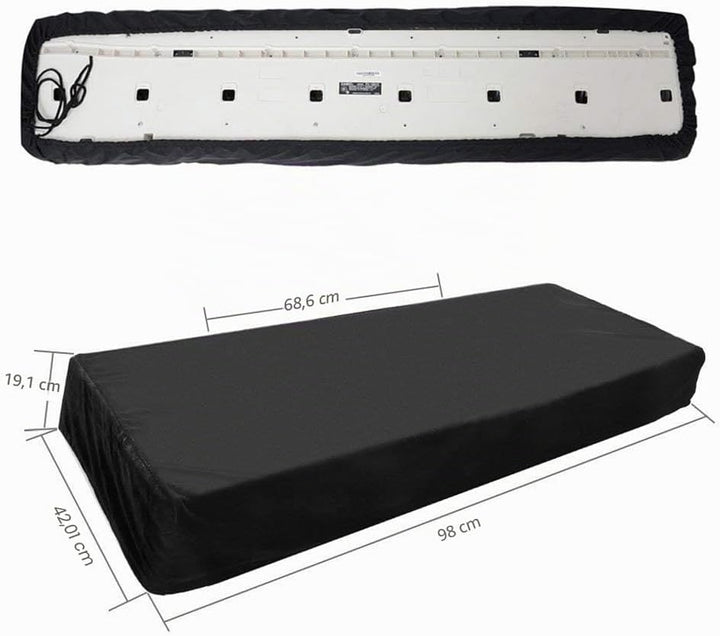 Ruibo 61 Tasten Keyboard Cover / Wasserdichte Elektronische Klaviertastatur Staubschutz mit Kordelzu