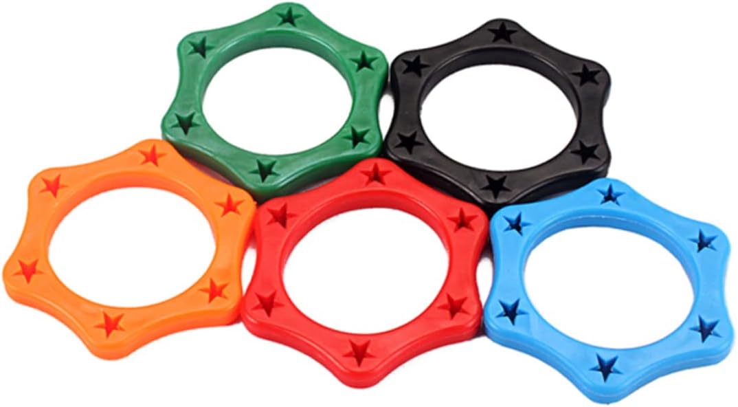 TOYANDONA 5 Stück Rutschfeste Kunststoff Anti Roller Mikrofonringe 35mm ø Für Handmikrofone Stossdäm