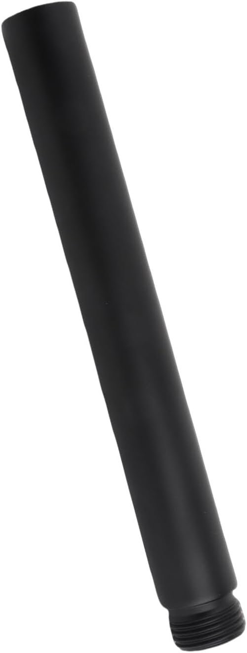 Duschrohr, Schwarze Duschkopfverlängerung, Duscharmverlängerung aus Massivem Edelstahl, Feine Oberfl