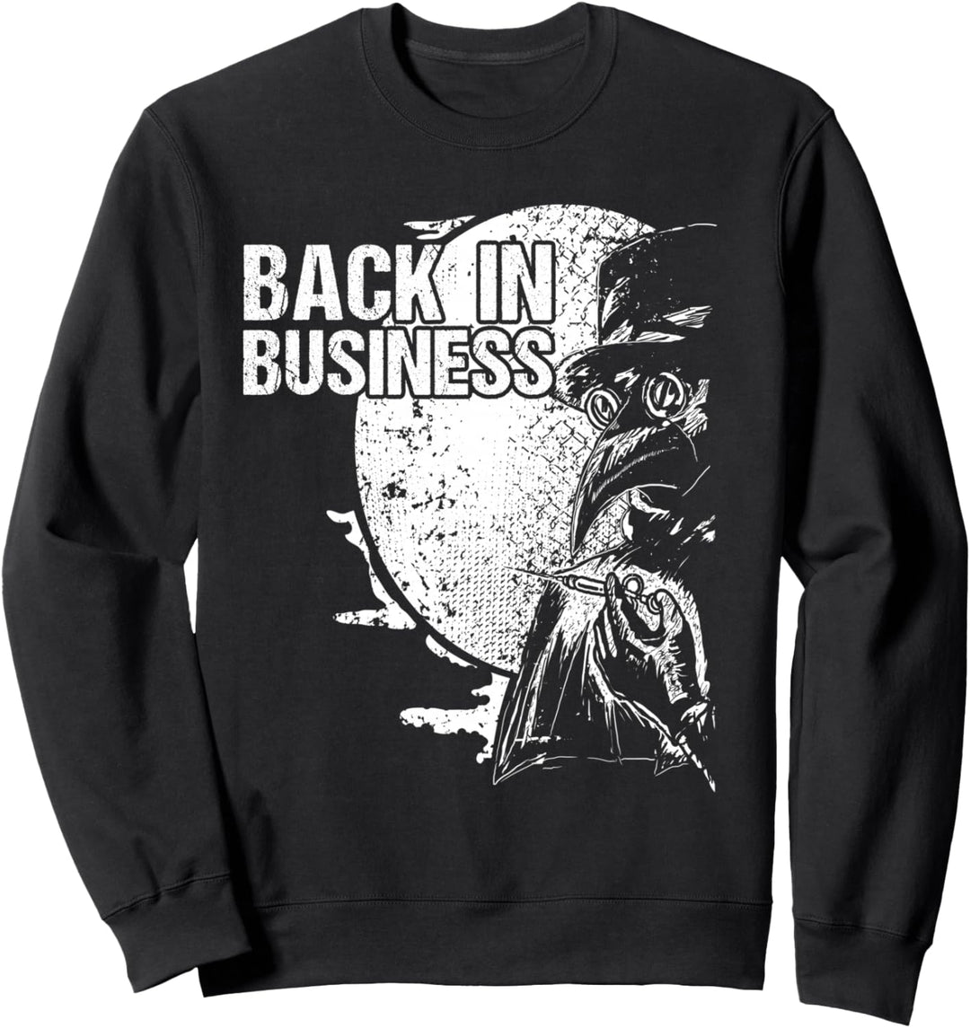 Pestdoktor Zurück Im Geschäft Mittelalter Doktor Steampunk Sweatshirt