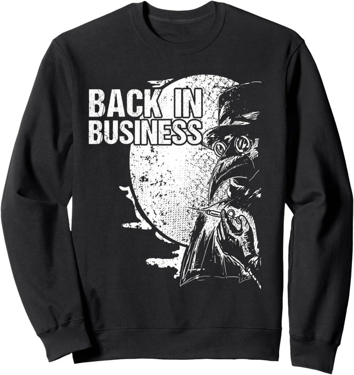 Pestdoktor Zurück Im Geschäft Mittelalter Doktor Steampunk Sweatshirt