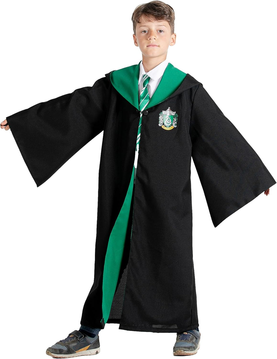 Ciao- Harry Potter Costume Disguise Fancy Dress Boy Official Wizarding World 7-9 Jahre Slytherin, 7-