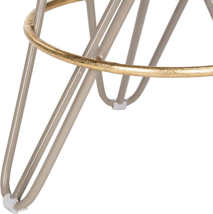 SAFAVIEH Modern Bar & Thekenhocker, Beige und Gold