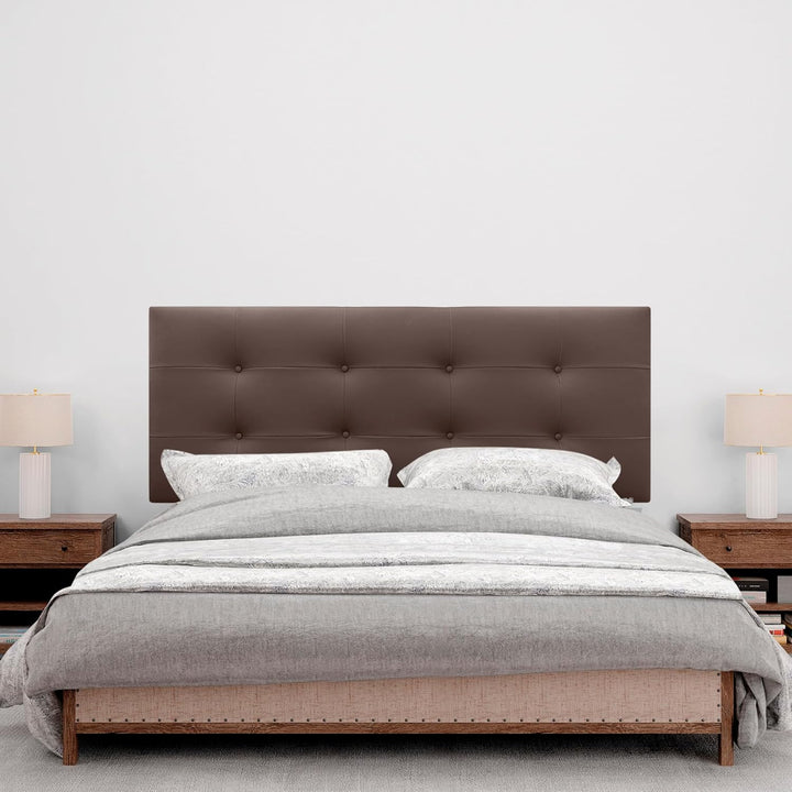 DHOME Kopfteil, Capitoné Bett Kopfteile. Gepolstertes Kopfteil ACUALINE Stoff und Kunstleder. Kopfte