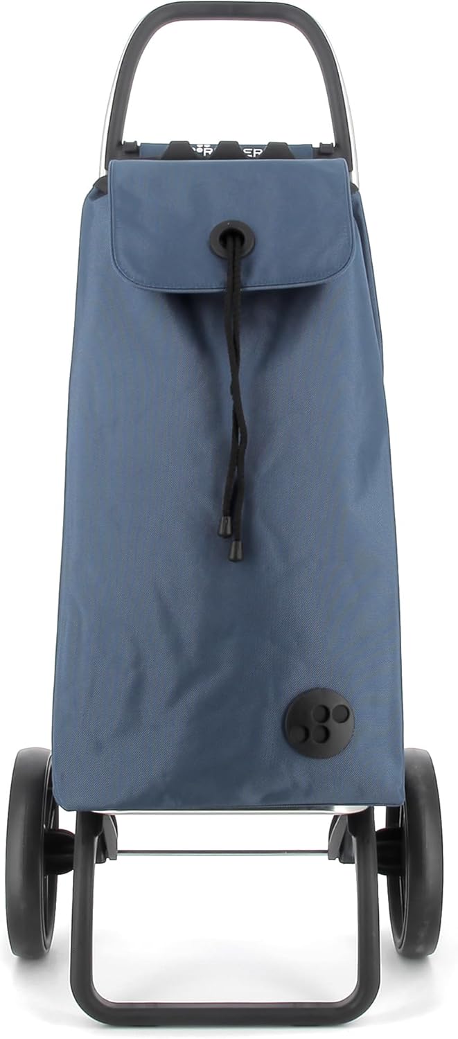 Klappbarer Einkaufstrolley Rolser I-Max MF 2 grosse Räder - Denim, Denim