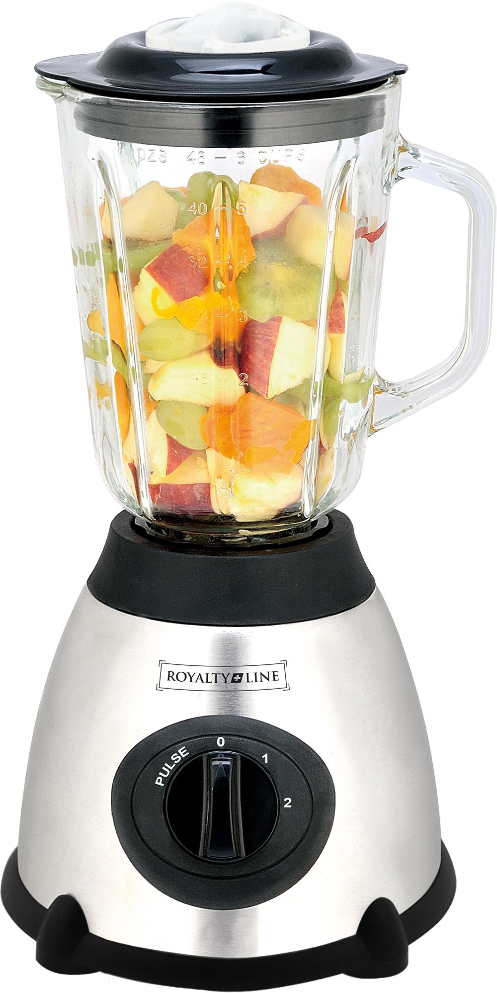 Royalty Line RL-SME600 Mixerkrug mit 2 Geschwindigkeiten (Silber)