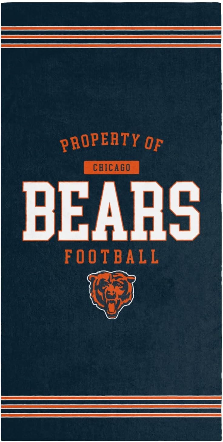 FOCO NFL Strandtuch Property of Chicago Bears Football