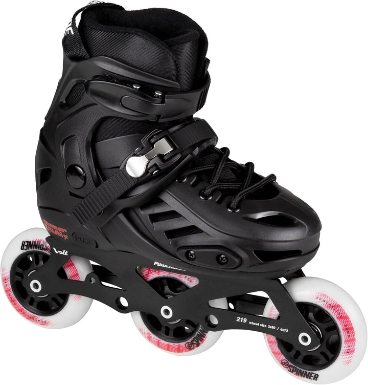 Powerslide Kinder Inline Skate Khaan Junior Pro, grössenverstellbar, für Urban, Fitness, Hockey, für