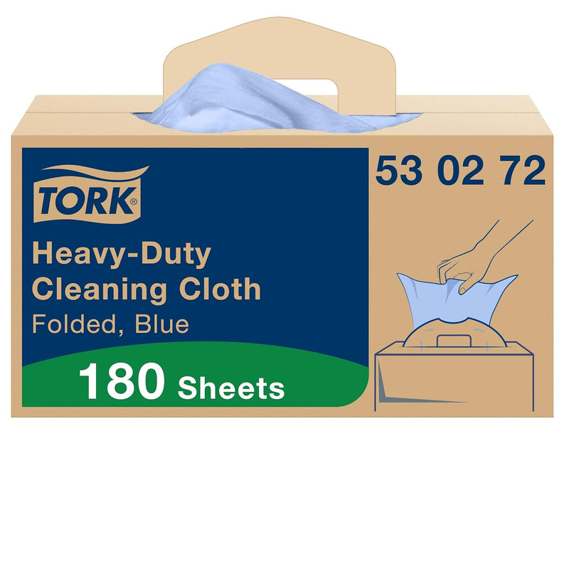 Tork Extra Starke Reinigungstücher Blau W7, Einzeltuchentnahme, 1 x 180 Tucher, 530272