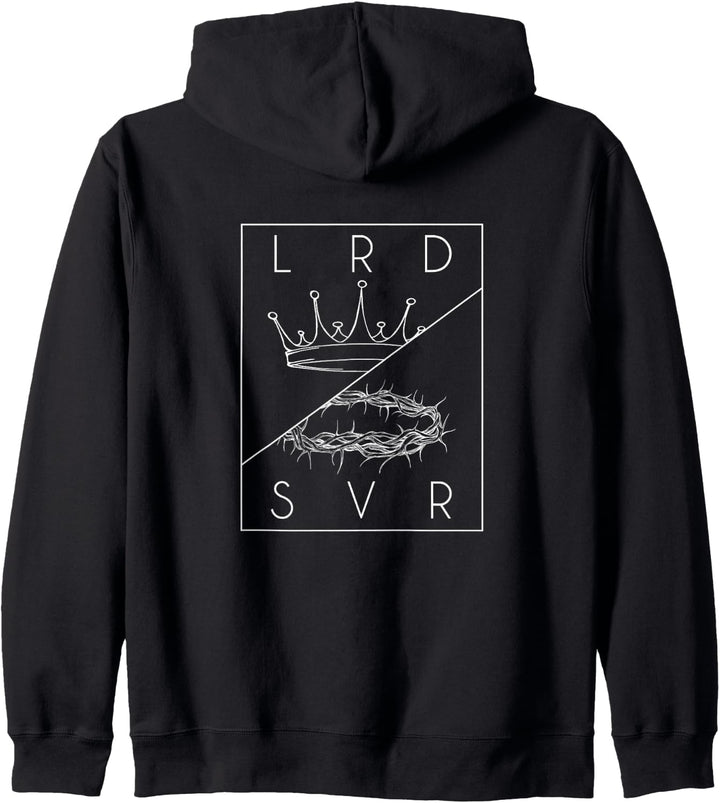 Jesus Christian Lord &amp; Savior graphic Kapuzenjacke