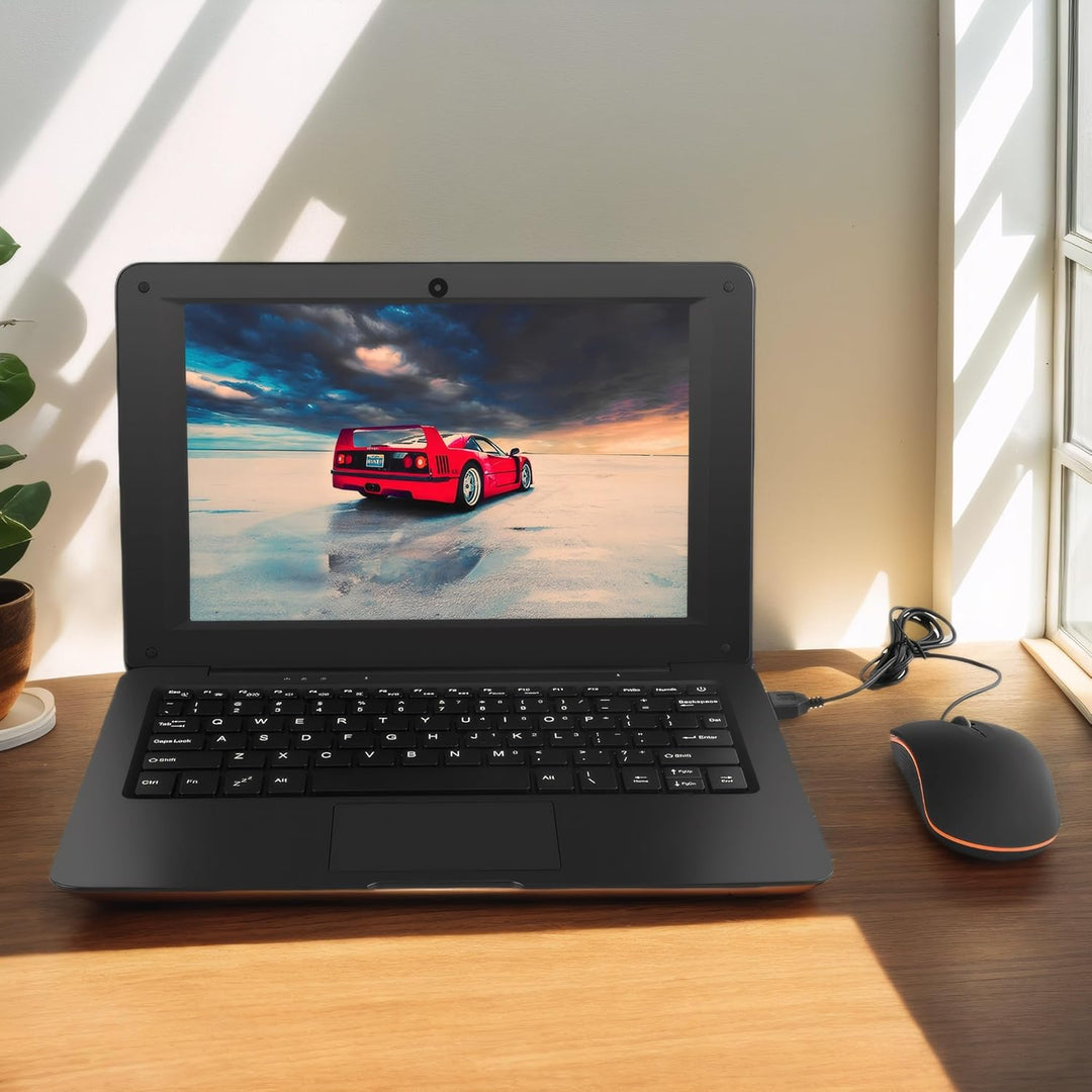 Bigmachine Laptop Computer Mini 10 Zoll Quad Core Powered by Android 12 Netbook 64GB Kleiner mit WiF