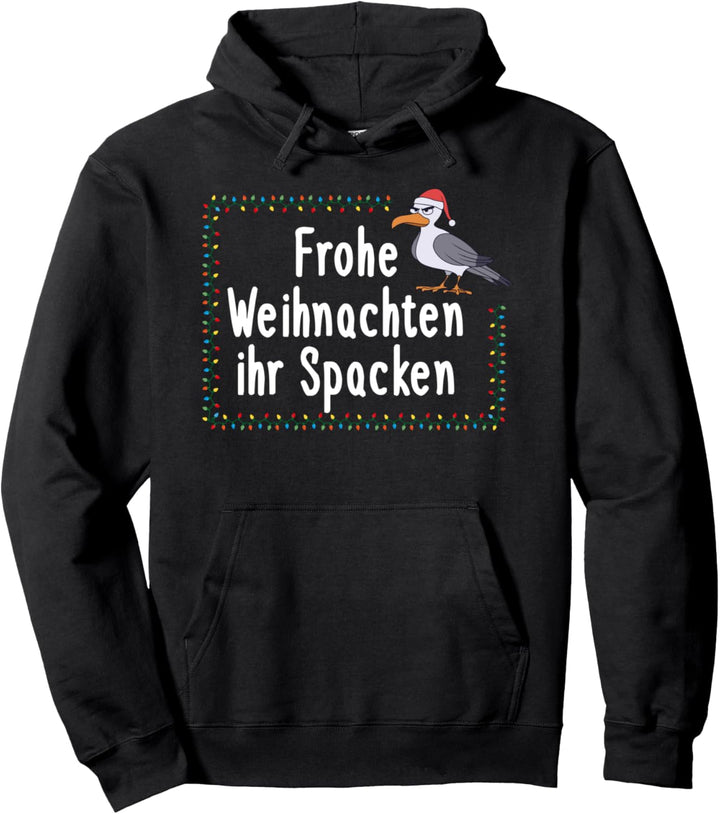Frohe Weihnachten Ihr Spacken Möwe Norden Geschenk Pullover Hoodie
