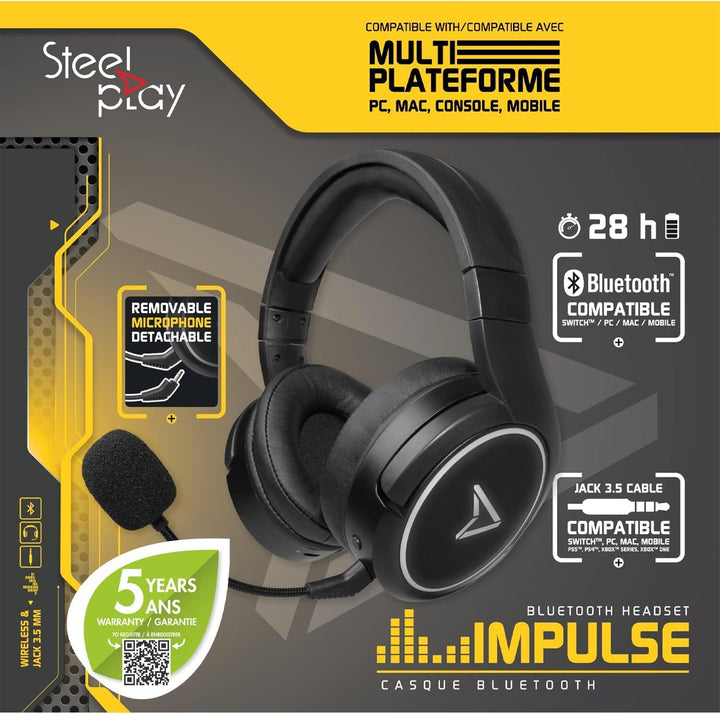 STEELPLAY IMPULSE BLUETOOTH HEADSET, SCHWARZ
