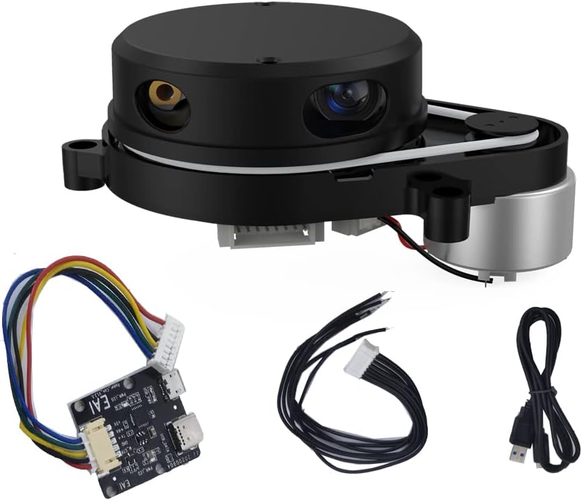 youyeetoo YDLIDAR X4 Pro 360 Degree 2D Laser Range Lidar Sensor Triangular Ranging 10 Meters Scannin