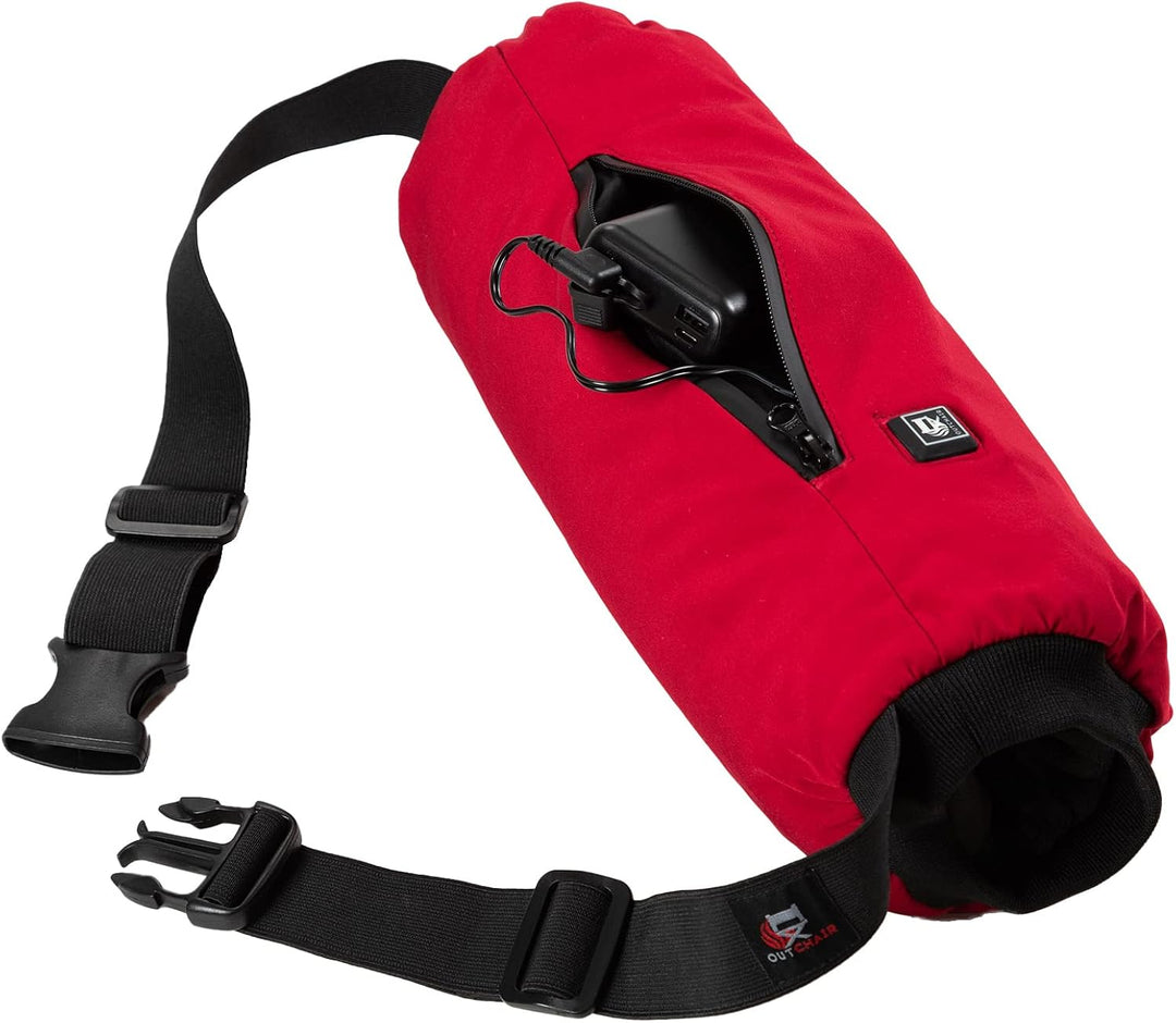 Handwärmer Muff In Unisex Winter Handschuh USB Akku Beheizbar Beheizt red