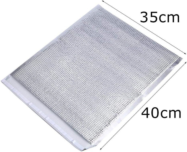 Dilwe 10 Stücke Isolierte Taschen, Wiederverwendbare Aluminium Picknick Hot Cold Pouch für Home Outd