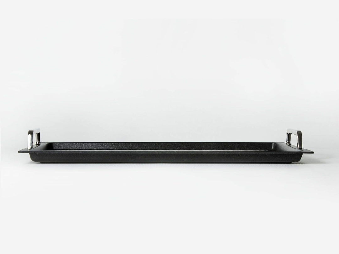 AMT Gastroguss Klaus grillt Gastronorm - Grillplatte GN 1/1 für Induktion by, 53 x 33 cm, 2 cm hoch,