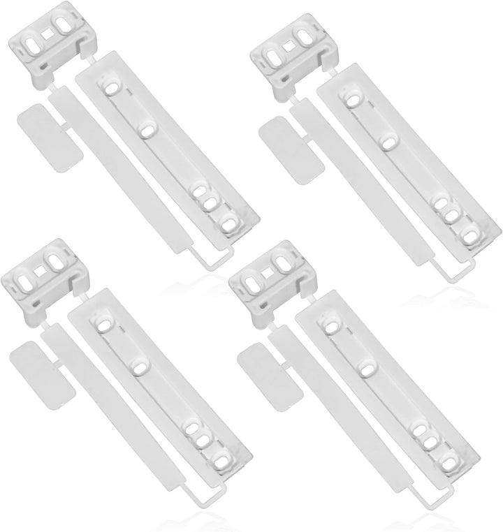 SPARES2GO Tür-Montagehalterung aus Kunststoff für IKEA Kühlschrank & Gefrierschrank (4 Stück)