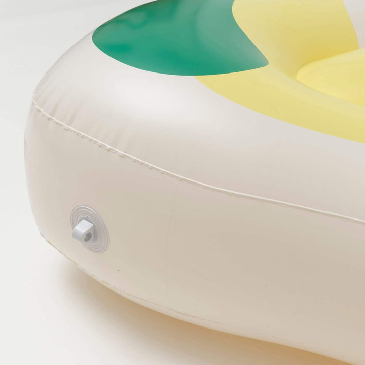 Sunnylife - Aufblasbare Schwimmmatratze Luxe Lie-On - Limon, Butter