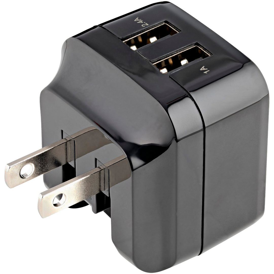 StarTech.com 2 Port USB Ladegerät / Netzteil, 2-fach Ladestecker 17 Watt / 3.4 Amp, Dual Reiseladege
