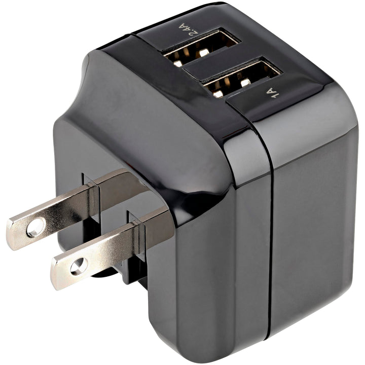 StarTech.com 2 Port USB Ladegerät / Netzteil, 2-fach Ladestecker 17 Watt / 3.4 Amp, Dual Reiseladege